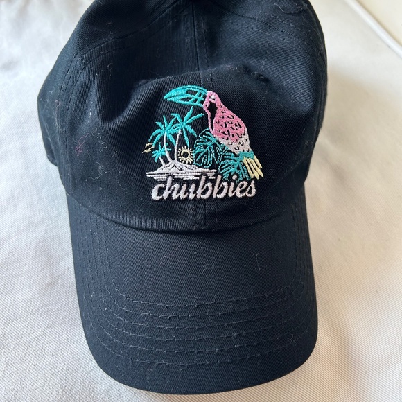 Chubbies Toucan & Palm Tree Dad Hat - Black - One Size - Picture 1 of 3